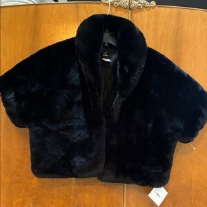 Echo Black Faux Fur NWT